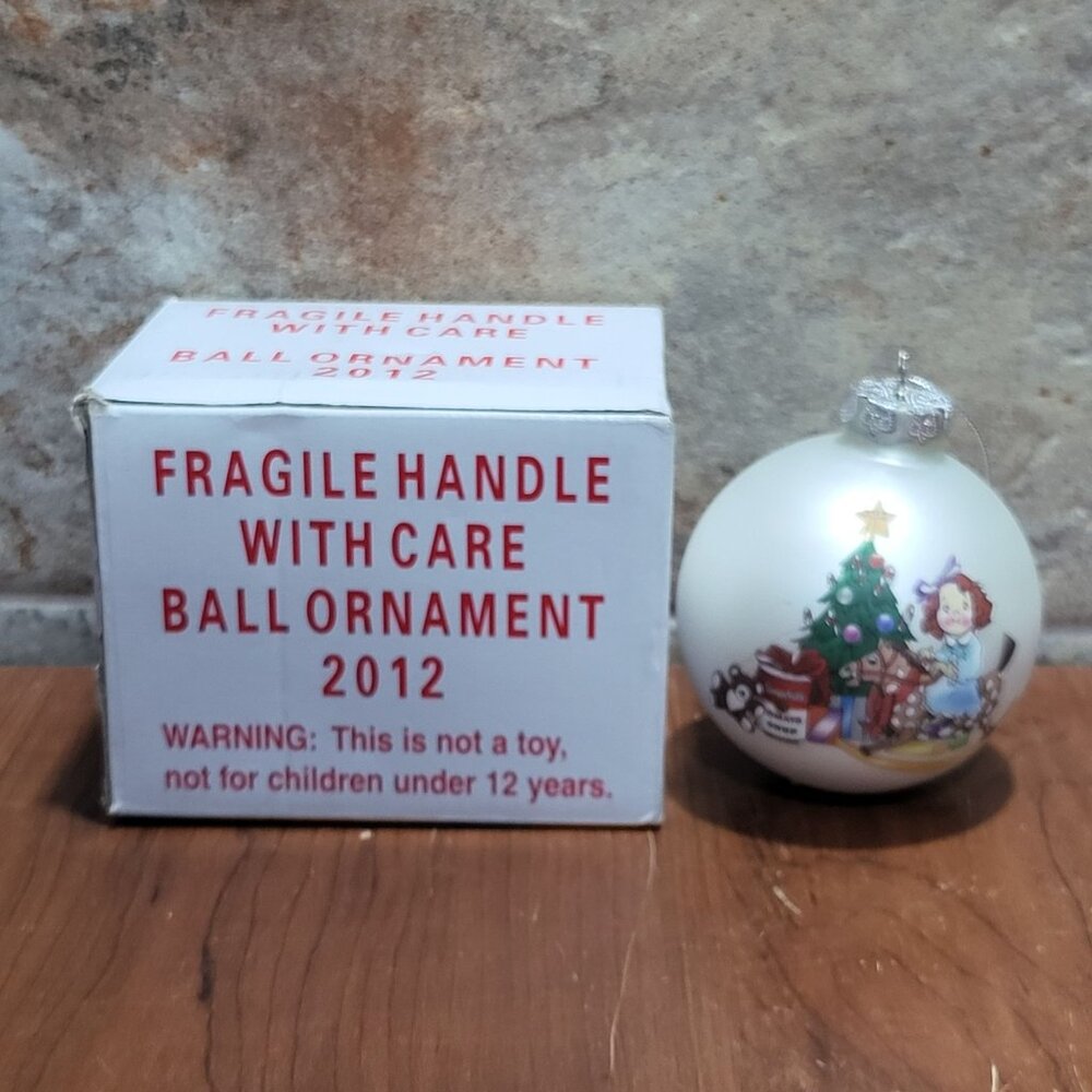 Campbell Soup Kids White Ball Ornament 2012